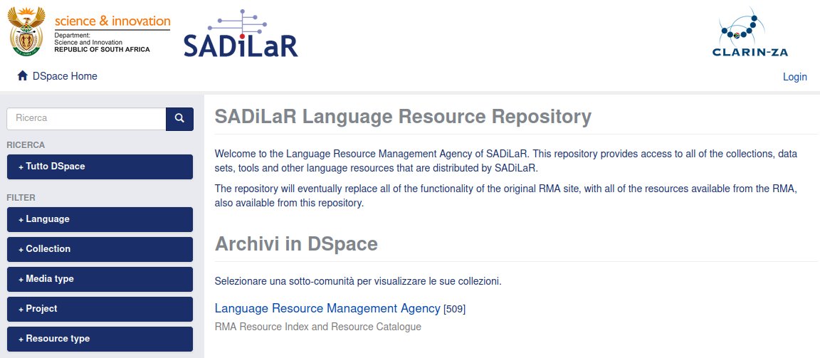 up_johd's tweet image. 2) The second repository is #SADILAR from @SADiLaR_ZA 🙏
This is a Language Resource Repository for the curation, development, distribution, and maintenance of (#SouthAfrican) #LanguageResources

#SADILAR is also free to use and can be accessed at repo.sadilar.org 3/3
