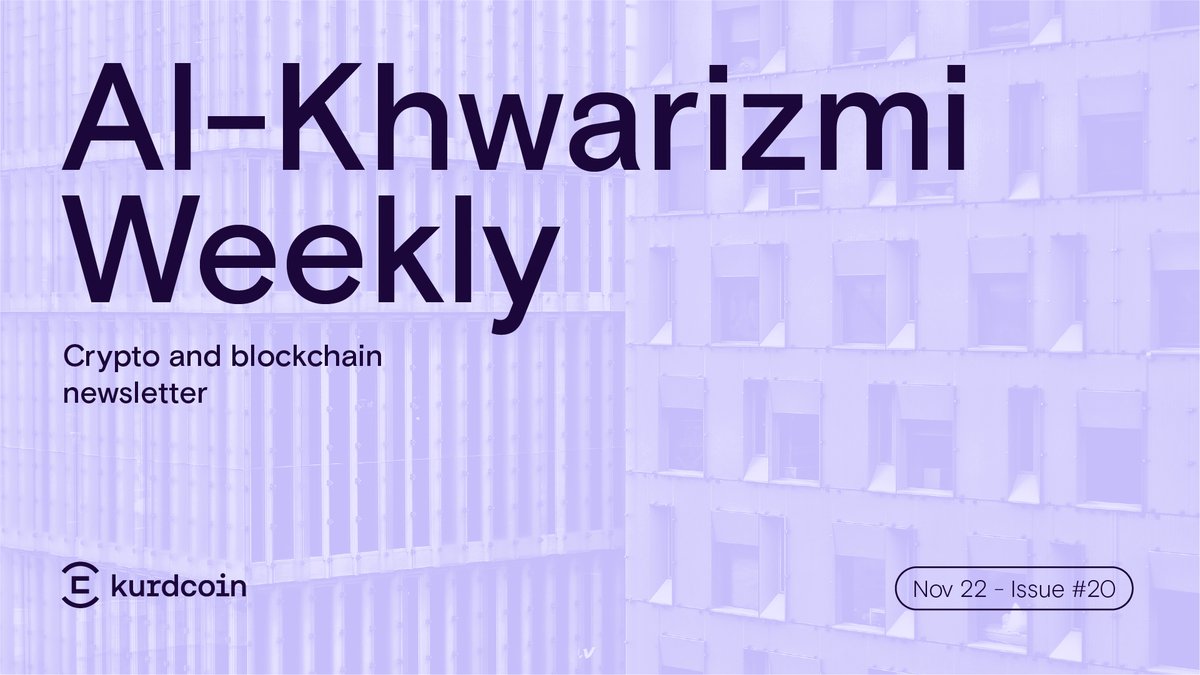 👎 Binance CEO Steps Down, 💰 Tether Plans Expansion Into BTC Mining, 📧 ProtonMail Introduces Blockchain-Powered Email Authentication. Get up to date in less than 5 minutes with Kurdcoin's Al-Khwarizmi Weekly. 📰🌐
kurdcoin.krd/blog/al-khwari…