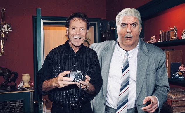 Thank you Sir Cliff for agreeing to have your picture taken with me 
(Luckily i’d just been on the 
Butterfield Diet)