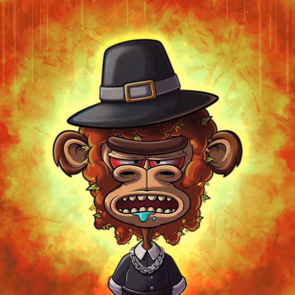 seekersatchel's tweet photo. Happy #Thanksgiving Pilgrims! Before you gather the fam at the table, don't forget to catch a buzz with @SkunkyChunks the #dopest #NFTCollection on the #WAXP #blockchain!! Fill your stomach with some sweet pie and your wallets with sweet stank!
$WAXP #JOZO
https://t.co/chjHlC5gx3 https://t.co/dYwnNABARg
