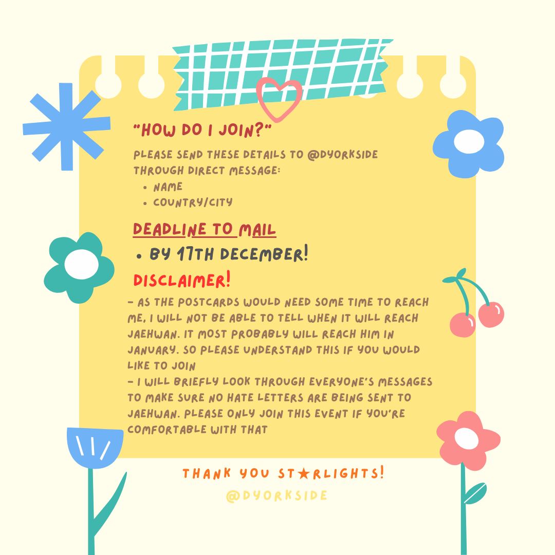 dyorkside's tweet photo. 𝙿𝙾𝚂𝚃𝙲𝙰𝚁𝙳 𝙴𝚅𝙴𝙽𝚃 𝙵𝙾𝚁 𝙻𝙴𝙴 𝙹𝙰𝙴𝙷𝚆𝙰𝙽🌻 https://t.co/wYDmkthZOG