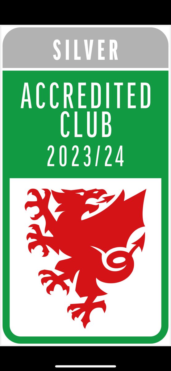 We are extremely proud to announce we have recieved Silver Club Accreditation for the 2023/24 season. Thank you to everyone who has made this possible and everyone @FAWales for your support along the way #UpTheYn💛💚