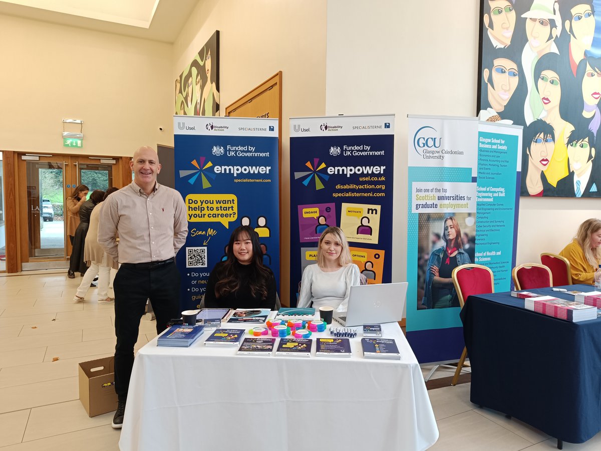 Paul, Valencia and Tara are representing our Empower Programme today at the <a href="/NISCACareers/">NISCA</a> Autumn Conference. Today's programme is packed full of presentations and workshops from Northern Ireland's leading employers. If you're at the event say hello, we are at Stand 1. #Empower_ni