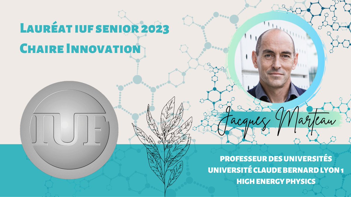 #LauréatsIUF2023 🏅|| Le projet de recherche de Jacques Marteau s’inscrit dans l’application des méthodes de la physique des particules à l’imagerie de structures, géophysiques et/ou anthropiques : la muographie. ➡️ iufrance.fr/les-membres-de…