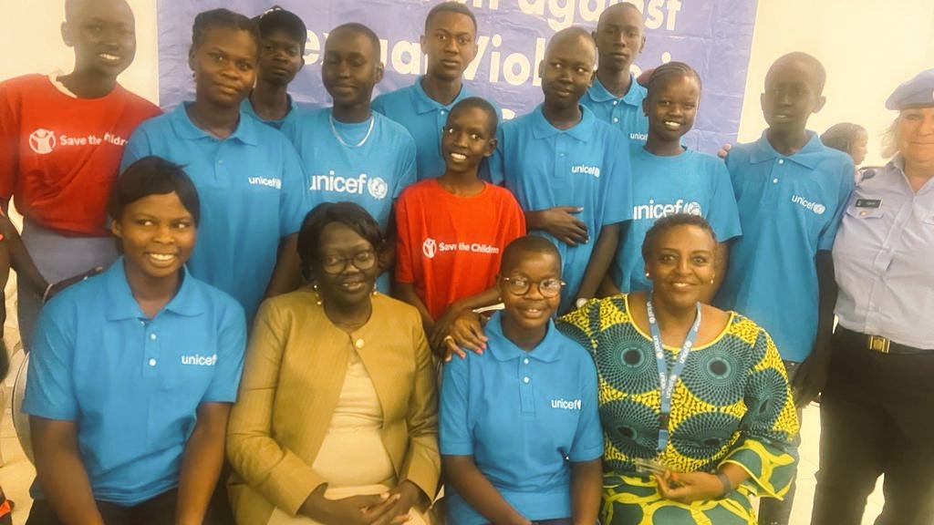 MgcswssMinister's tweet photo. #GenderEquality End and protect a child against early marriage.

The Ministry of Gender, Child and Social Welfare with support from @unicefssudan and partners will be commemoratiing the World Children's day tomorrow at Dr. John Garang Mausoleum, starting from 7AM to 12PM. https://t.co/9aPpTxHzNQ