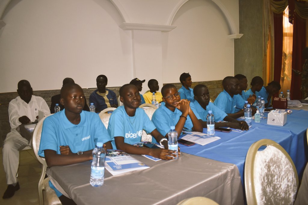 MgcswssMinister's tweet photo. #GenderEquality End and protect a child against early marriage.

The Ministry of Gender, Child and Social Welfare with support from @unicefssudan and partners will be commemoratiing the World Children's day tomorrow at Dr. John Garang Mausoleum, starting from 7AM to 12PM. https://t.co/9aPpTxHzNQ