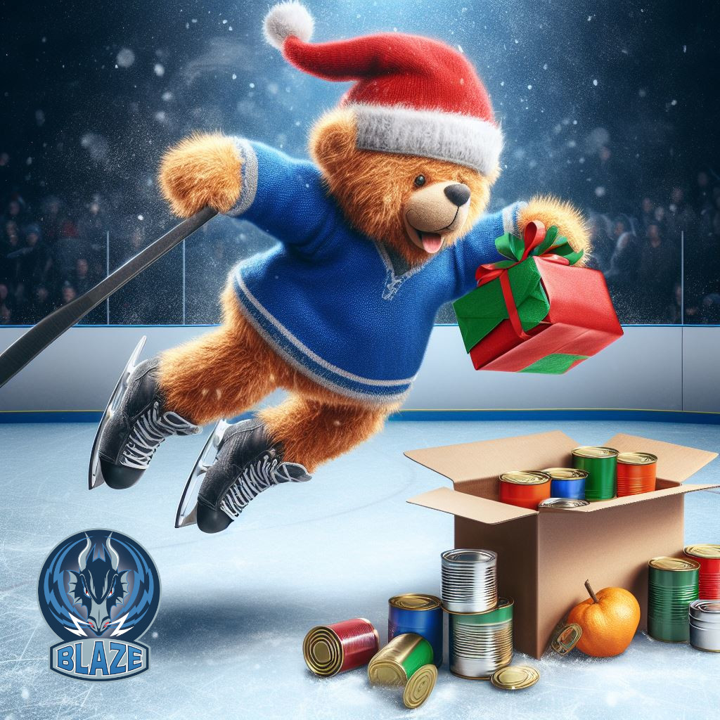 covblazehockey's tweet photo. Dates for Christmas Charity Initiatives: https://t.co/LdQV6F2VRn
๐งธ #AirTheBear ๐ #PresentCollection ๐ฅซ #FoodDrop https://t.co/hLRzEepVdk