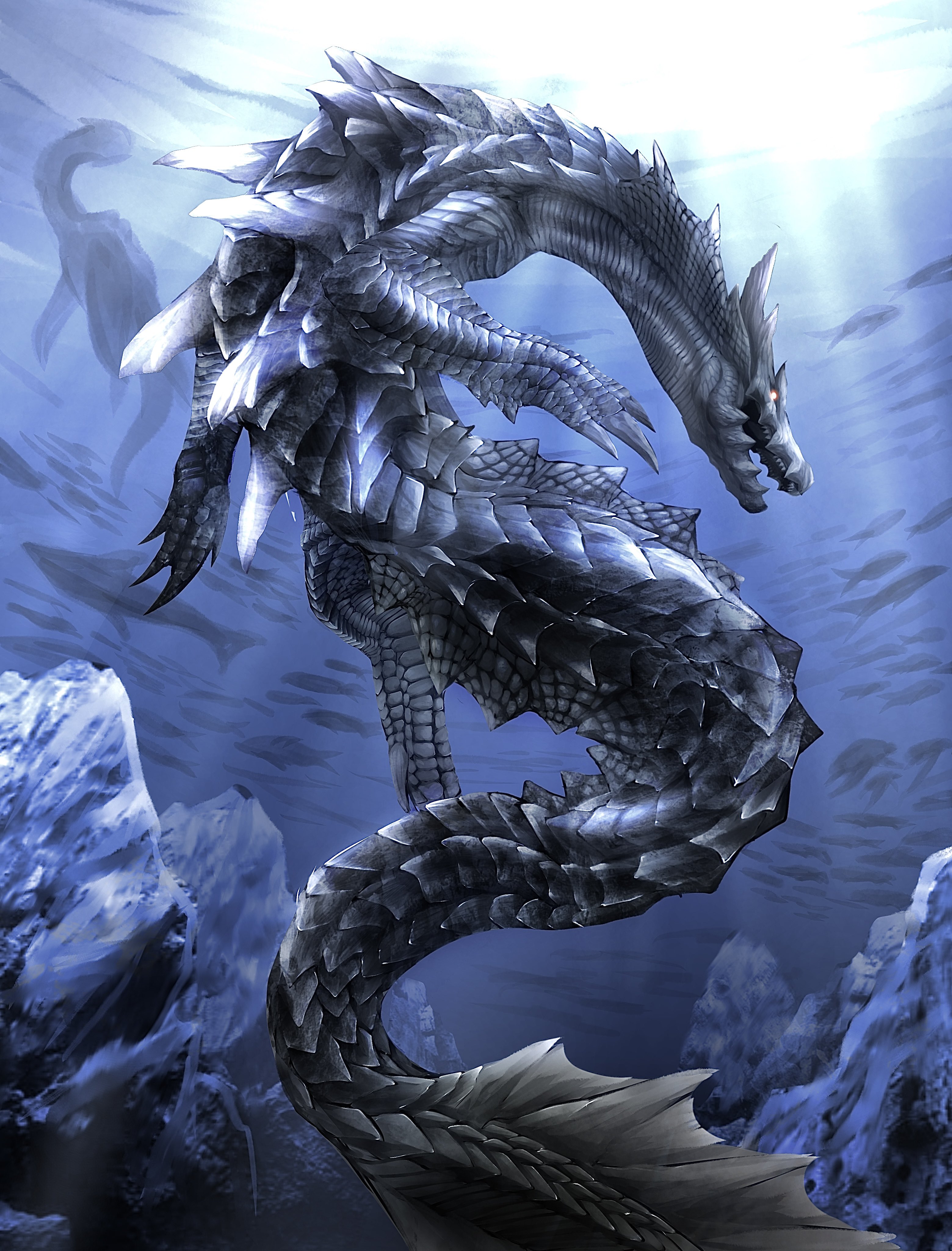 モンスターハンターライズラギアクルス バルファルク 油絵 ヌツキ on X: