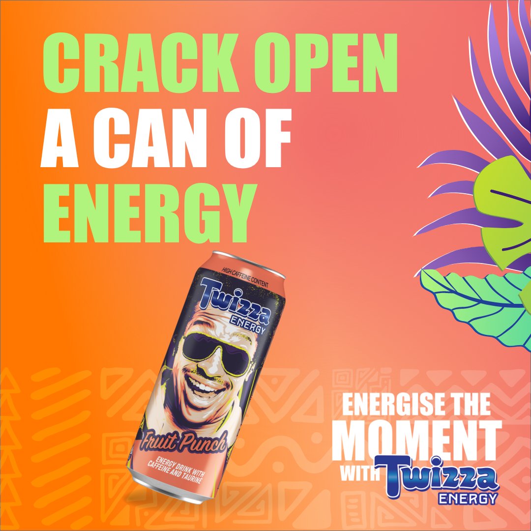 There's a boost you get from Twizza Energy that's just unmatched.

#EnergiseTheMoment