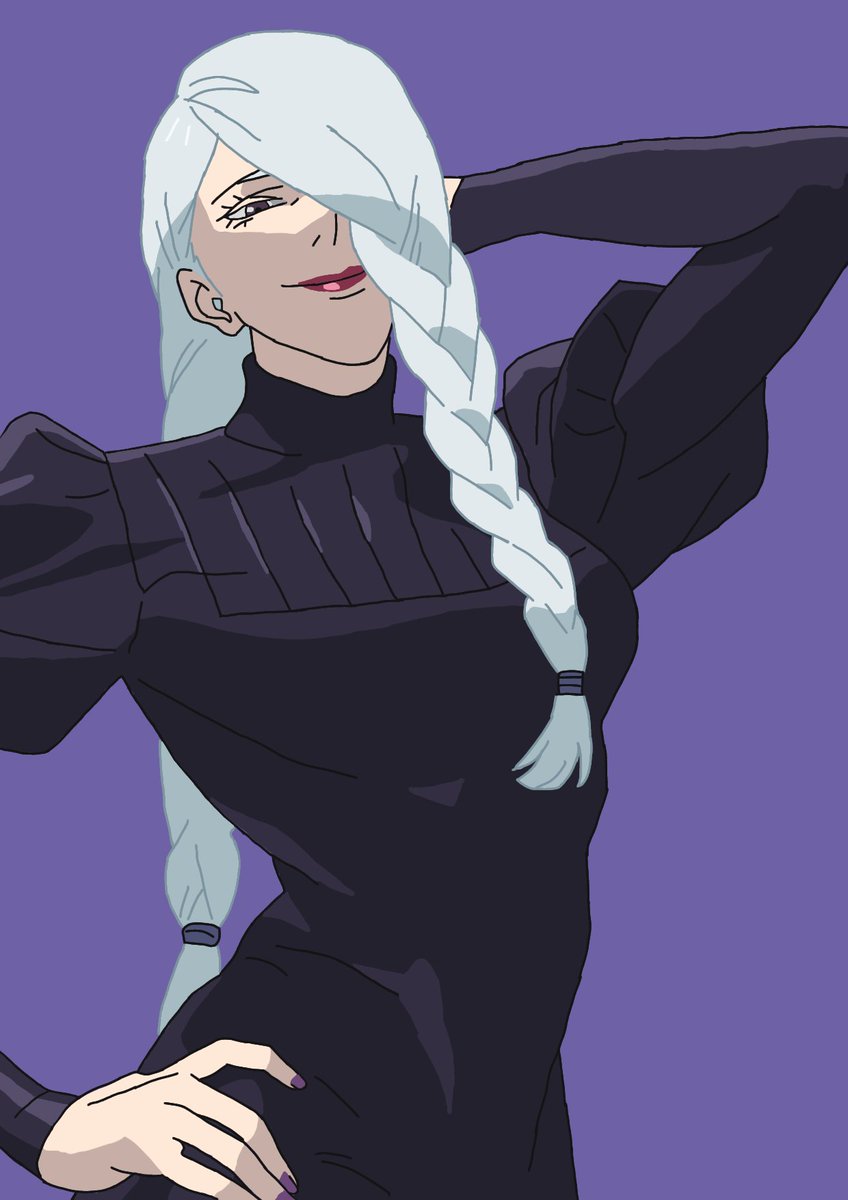 Mei Mei (冥冥) Sexy Fanart with Long Hair #JujutsuKaisen #JJK