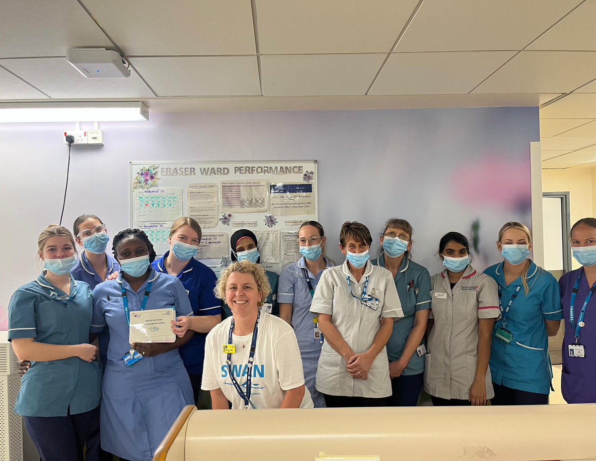 A wonderful session with Fraser ward this morning! #SWANrelaunch