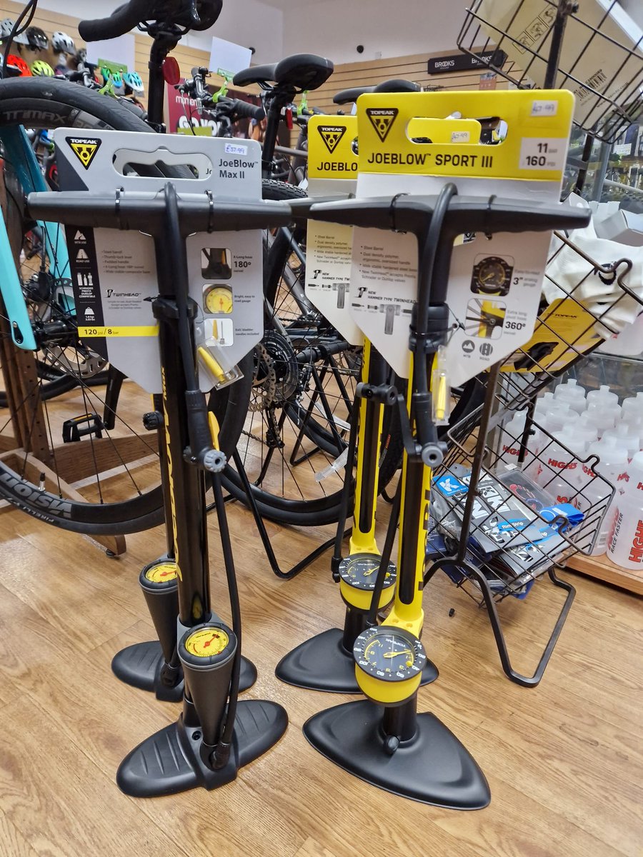 Topeak Joe Blow offers...

Max now £28
Sport now £35

🤩

#topeak #offers #reduced #bikepump