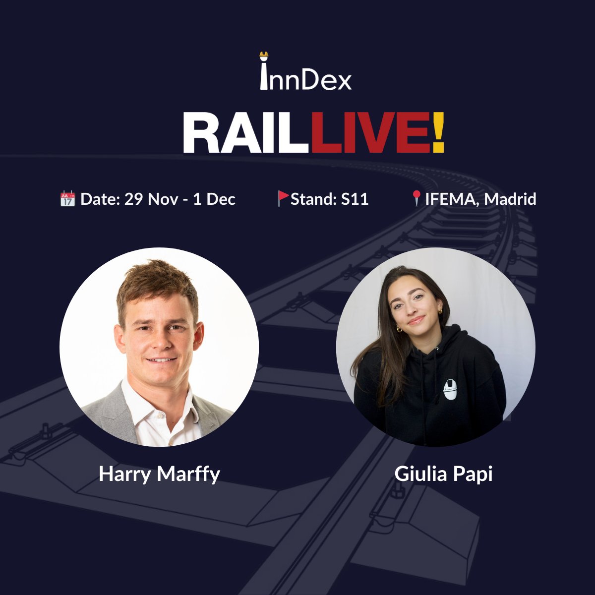 Get ready as we're gearing up for @RailLiveSpain next week. See you all in Madrid 🇪🇸 #RailLiveMadrid #Construction #rail
