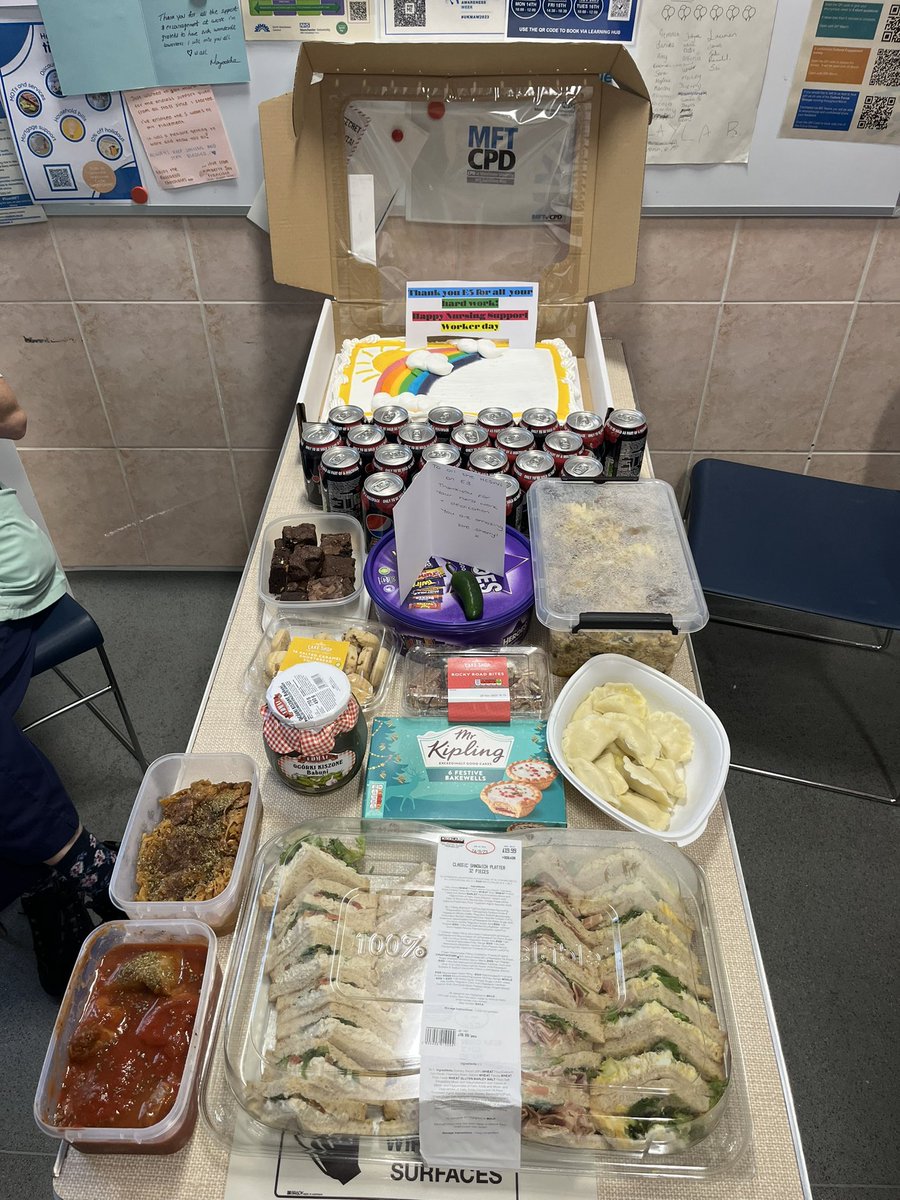 Celebrating our amazing support workers today on E3 🥰🥳🎊 We really couldn’t function without you all! The dedication and care you give to our patients is invaluable. Thank you for all that you do! ❤️❤️ #NursingSupportWorkersDay @shezza1969 @NadineW06996127 @Sarahslicker1