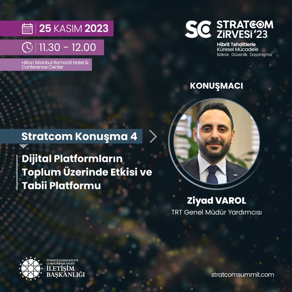 🎯Stratcom Talk 4: The Impact of Digital Platforms on Society and the Tabii Platform

Speaker⤵️
Ziyad VAROL

#StratcomSummit2023 #DirectorateofCommunications #StrategicCommunication #HybridThreats