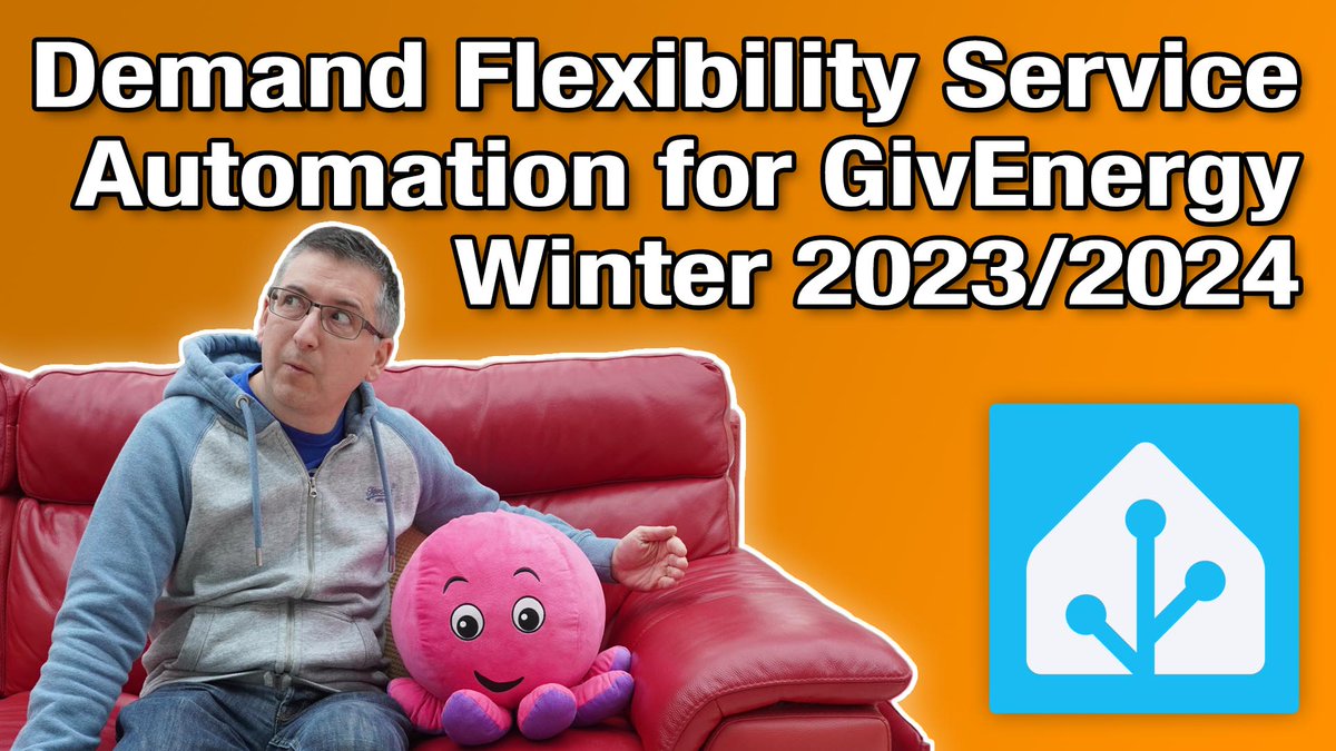 New Video!
youtu.be/mnc2sTncbbQ

Demand Flexibility Service Automation for @GivEnergy  Winter 2023/2024
(Click the link above to view on YouTube)

@home_assistant @NationalGridESO @OctopusEnergy #DFS #savingsessions #peaksave