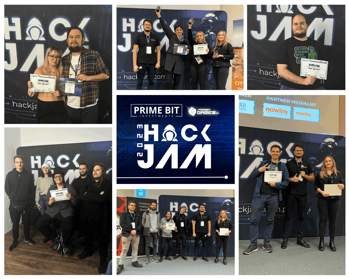 Primebitinvest's tweet photo. 𝗛𝗮𝗰𝗸𝗝𝗮𝗺 𝟮𝟬𝟮𝟯 już za nami 🚀

Tegoroczna odsłona hackathonu była pełna pasji, kreatywności i niezwykłych osiągnięć. Dziękujemy wszystkim uczestnikom za wzięcie udziału, a zwycięskim drużynom serdecznie gratulujemy ✨

#hackjam #hackjam2023 #dziękujemy https://t.co/mwvPUuPEJm