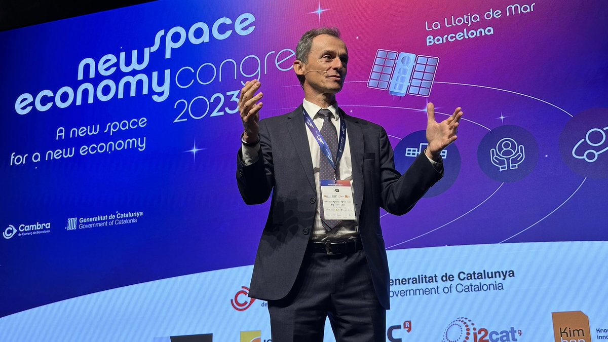 “We need to create examples of people in different roles in the space sector, to inspire the young generations for careers in space”,

says first Spanish astronaut and former science minister <a href="/astro_duque/">Pedro Duque</a> at #NewSpace23