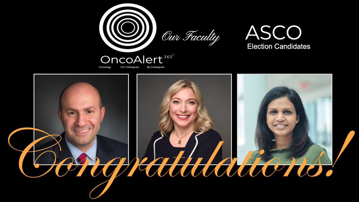 Good Luck to Candidates in the @ASCO Elections‼️ A Special Round of Congratulations to OUR @OncoAlert 🚨Faculty: ✅ @DrChoueiri Board of Directors Candidate ✅ @DrSGraff & @CharuAggarwalMD Nominating Committee Candidates Link to 🗳️ voting old-prod.asco.org/about-asco/asc… Best,…