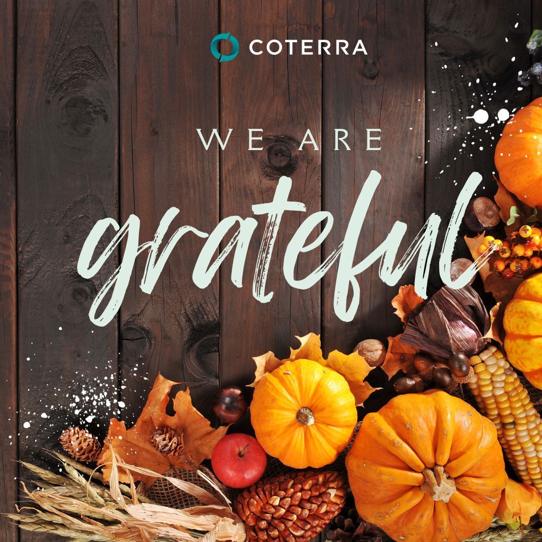 This year, we are thankful and grateful for our employees, contractors, and communities. #HappyThanksgiving
