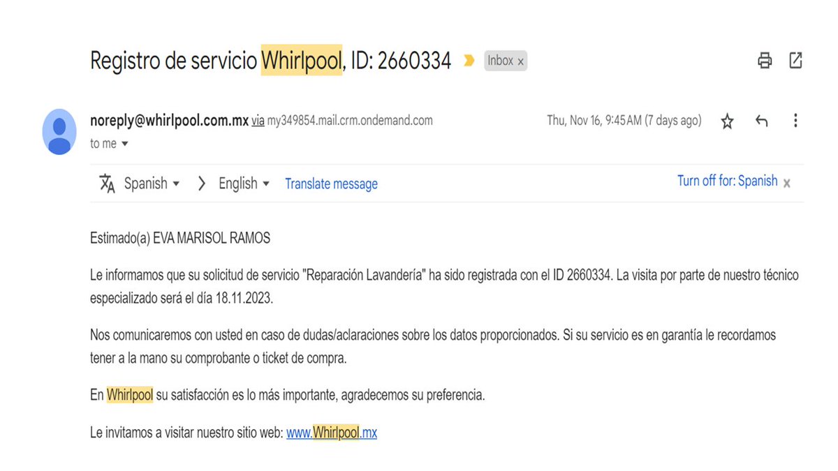 evaramos28's tweet photo. @WhirlpoolCorp @WhirlpoolMX @Panafoto @AcodecoPma   On June 3,  I bought a 22Kg Whirpool washing machine at Panafoto Panama. At the end of October it started presenting problems.  We called a representative in Mexico and they sent a repair service.  Now the machine stop working. https://t.co/us7EwGDm8c