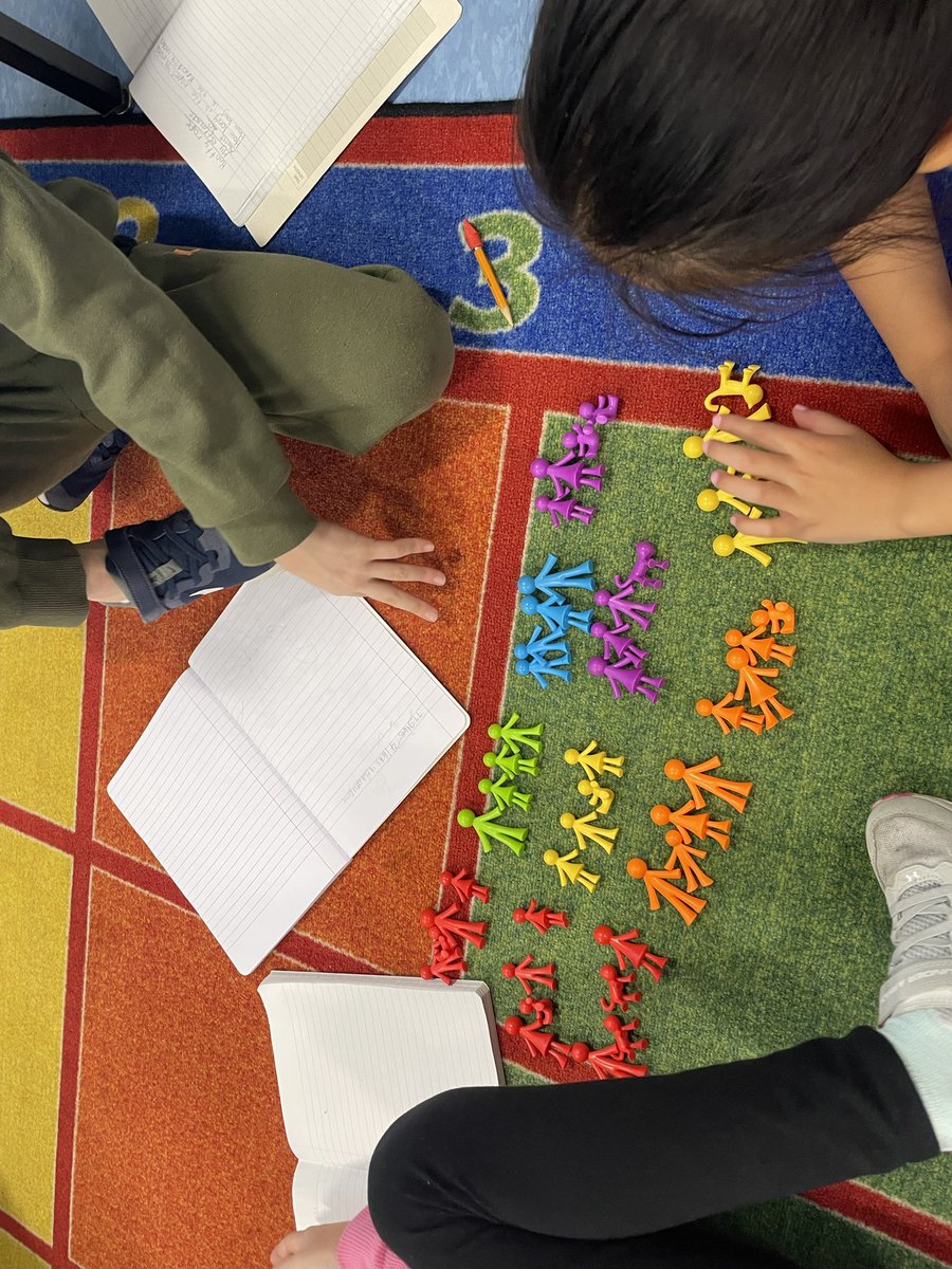 Bringing math to life with fun & engaging tasks. Using manipulatives of their choice makes problems real to kids, makes it feel like play, prevents rushing, and fosters deep understanding. @gfletchy @MakeMathMoments #theknottyrope @ElemMathChat