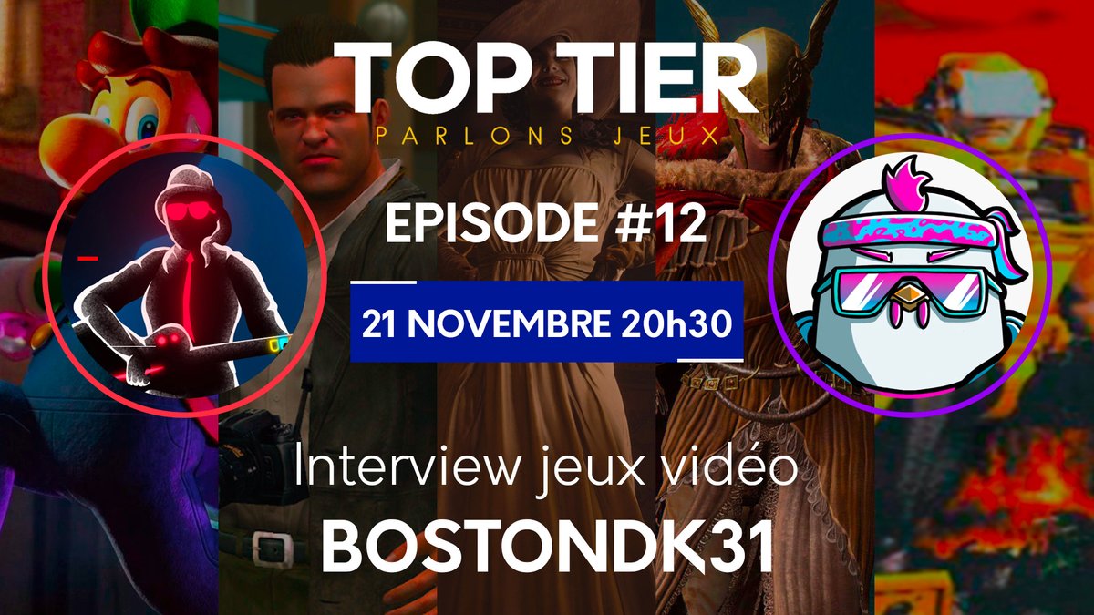 📣 Le replay de l'épisode 12 de Top Tier est disponible sur Youtube en version chapitrée !

🎮 Venez découvrir ou redécouvrir <a href="/bostondk31/">Bostondk31</a>, son parcours de joueur et de streameur !

👉 Abonne-toi pour ne pas rater les prochaines émissions !

➡️ youtube.com/watch?v=_t1ldf…