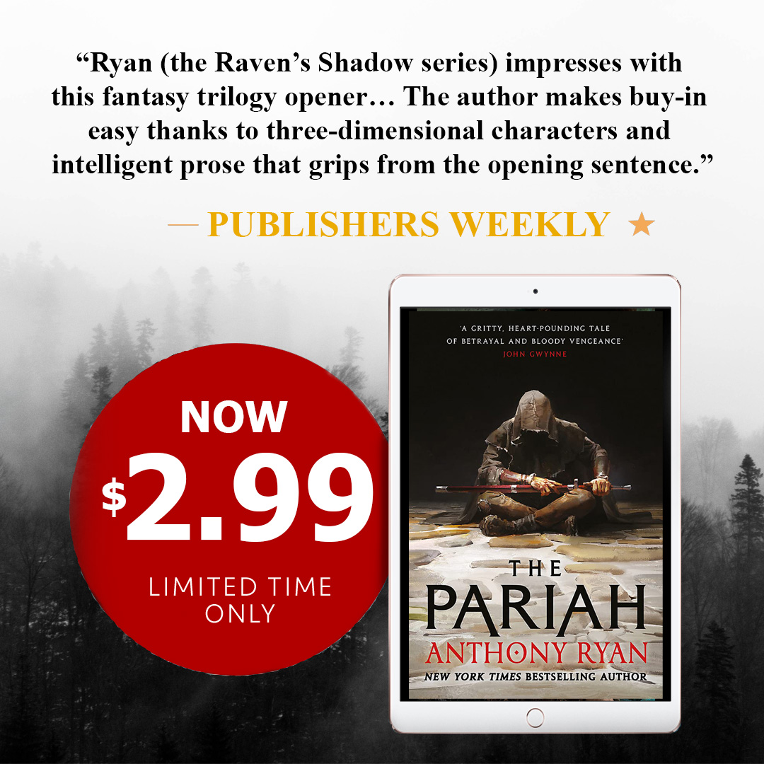 Attention US readers: The Pariah - Book One of the Covenant of Steel trilogy - is on sale in ebook today for $2.99. 
#ebooksale #Kindle #kindlesale