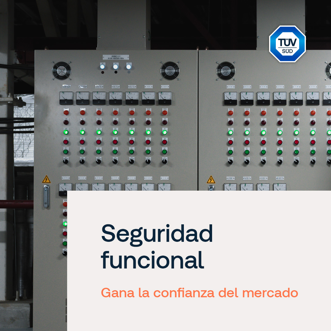TUVSUD_ES's tweet photo. La #SeguridadFuncional es esencial en la era de la #Digitalizacion y #Automatizacion. En TÜV SÜD, te ofrecemos la llave para cumplir con las normas y ofrecer productos seguros y fiables. ¡Protege tu negocio y gana la confianza del mercado con nosotros!

👉 https://t.co/5qkwOi12aJ https://t.co/6Gu4zaLO7S