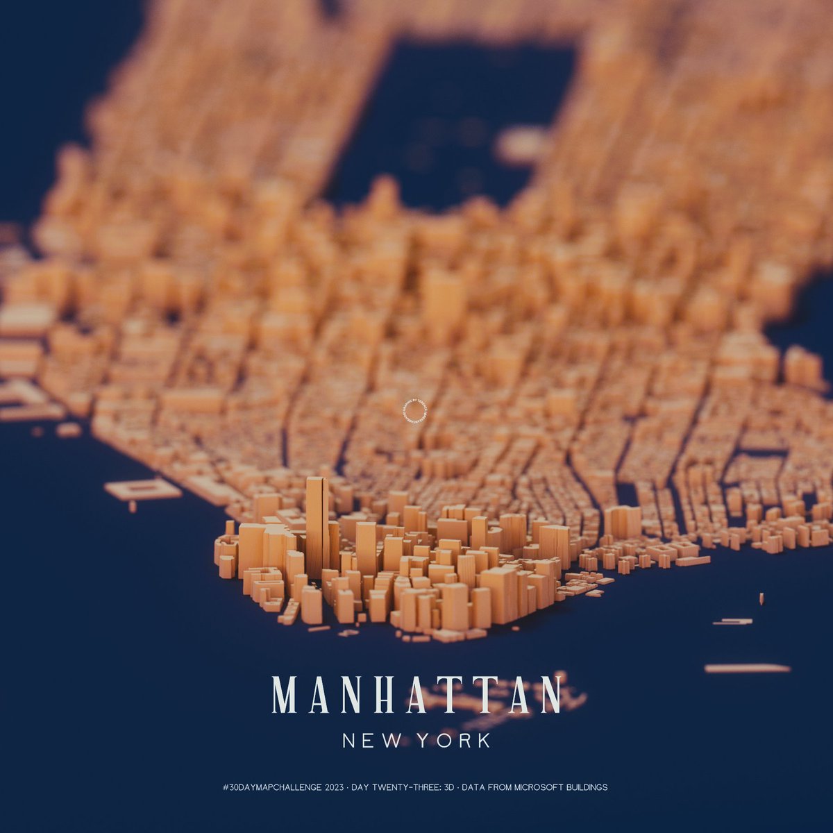 researchremora's tweet photo. #30DayMapChallenge Day 23: 3D. Technically everything I've done so far is 3D—illuminated tubes, tiny illuminated spheres, big illuminated spheres, path traced shaded relief, 3D polygons. For unofficial #rayshader day, I decided to render the building heights of New York, New York https://t.co/2a42KlviU5