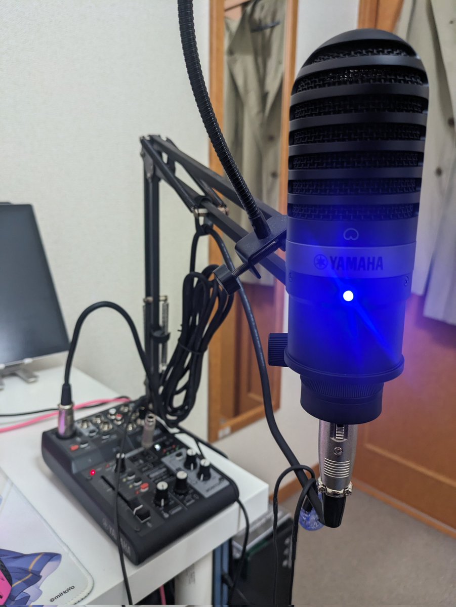 Y_Ma_3_'s tweet photo. マイク変えたぞー https://t.co/UsYB5a6EPu