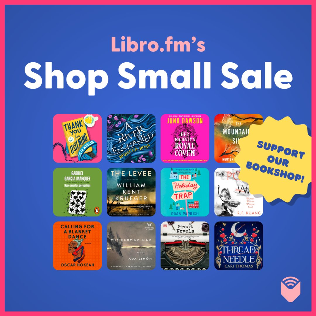 StHBookStop's tweet photo. To celebrate The Book Stop, https://t.co/DW9EjizaKm are running an audiobook sale starting today through to November 27th!
Our link can be found here: https://t.co/A7Kl44GfI7
#audiobooks #indiebookshop #librofm #booksale https://t.co/tUBwtYwtLz