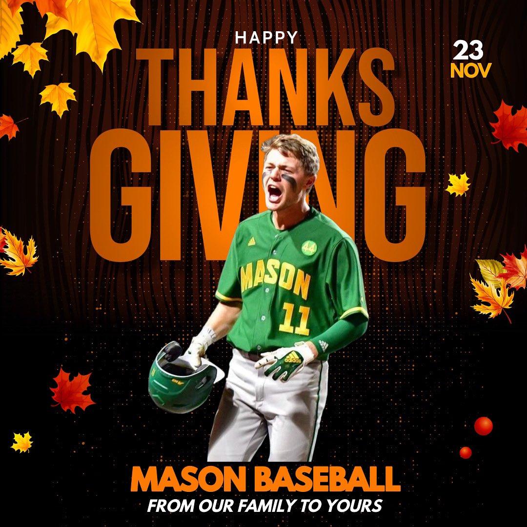 Thankful for Mason Nation today & everyday! #GoPats🔰 Which Thanksgiving meal side are you most pumped for?