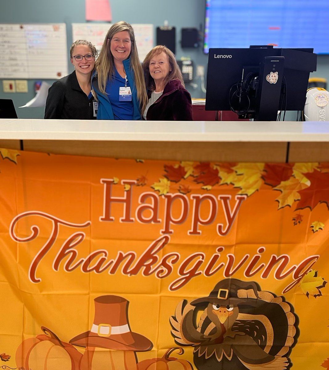 Happy Thanksgiving from all of us at Duke Regional Hospital. Pictured here are members of our dedicated ED team, getting into the holiday spirit! Stay safe and blessings to you and your family. #Thanksgiving2023