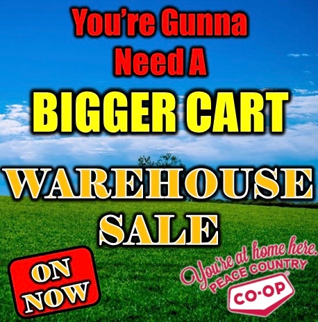 🛒 WAREHOUSE SALE - ON NOW!!!
🤑 Big Time Savings…
🥬 ROMAINE HEARTS - 3PK FOR $4.99
🍪 IN-STORE HOMEMADE COOKIES - $4.99/DOZEN 
💲Save In-Store
👀 View All The Deals On The Co-op App