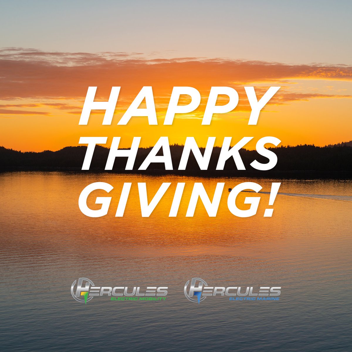 Hercules_Marine's tweet photo. From our crew to yours, may your day be anchored in gratitude and filled with the warmth of shared accomplishments. Happy Thanksgiving from Hercules Electric Mobility! ⚓🦃 https://t.co/sujM9jDarz
