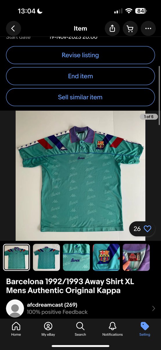 AFCDreamcast Vintage Shirts (@afcdreamcast) on Twitter photo Selling Original Barca ‘92 Away shirt. 99p no reserve L/XL 🔥
Link: ebay.co.uk/itm/1261936067…
<a href="/_FullKitWankers/">FKW</a>
<a href="/FinderShirt/">The Football Shirt Finder</a>
<a href="/shirt_x/">The Shirt X-change</a> Selling Original Barca ‘92 Away shirt. 99p no reserve L/XL 🔥
Link: ebay.co.uk/itm/1261936067…
<a href="/_FullKitWankers/">FKW</a>
<a href="/FinderShirt/">The Football Shirt Finder</a>
<a href="/shirt_x/">The Shirt X-change</a>