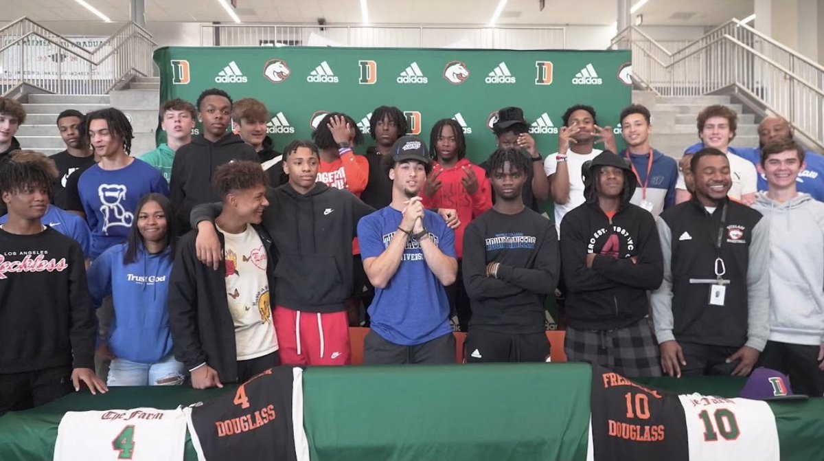 FDBoysHoops's tweet photo. We are deeply saddened by the passing of Cam Dunn. He was so loved by the Bronco family and will be missed dearly. He had the ability to light up a room the second he walked in. https://t.co/h7QEUgltht