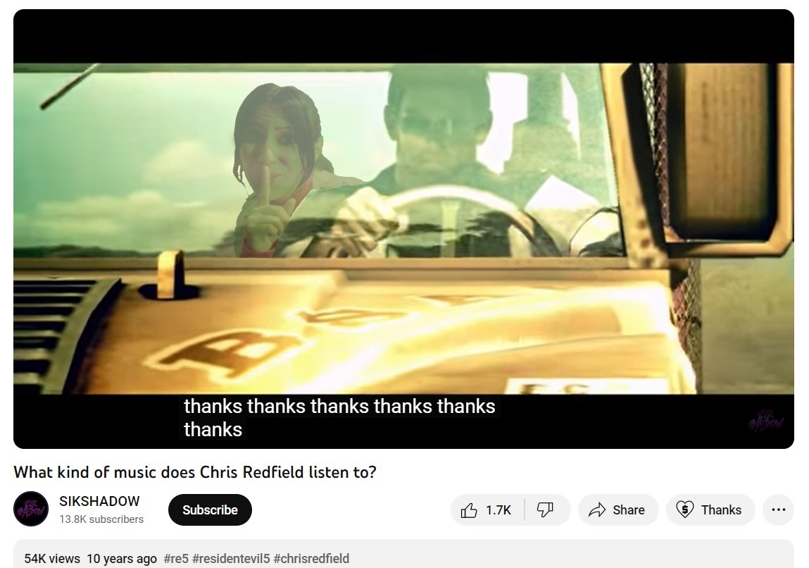 wowitsladyakumu's tweet image. Clairevember 2023, Day 23: "thanks."  A huge THANKS THANKS THANKS to @sik_shadow for bringing us sick af RE beatz for over a decade. 🎛🎧😎🫳💿

#Clairevember2023 #Clairevember #ClaireRedfield