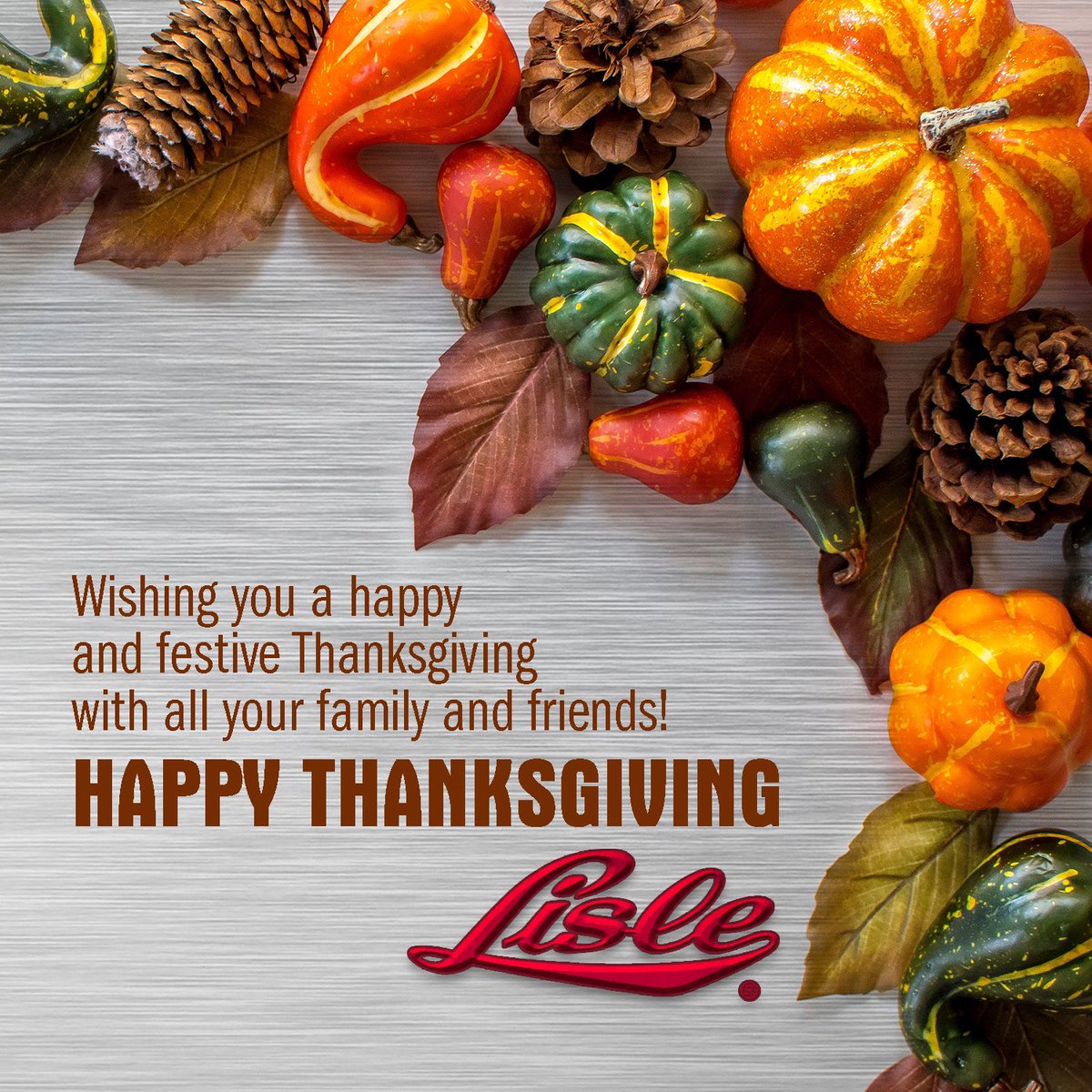 lislecorp's tweet image. Happy Thanksgiving from everyone at Lisle Corporation!
#SmileWithLisle #LisleCorporation #LisleTools #Thanksgiving #HappyThanksgiving #Thankful