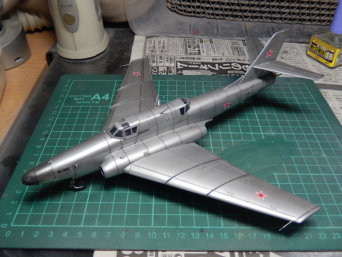 gorimodeler's tweet photo. Aモデル 1/72 IL-40
完成しました！

色々難はありましたけれども、自分の手でモノを形にしていく楽しさを味わえました😊
さて、撮影して投稿しましょ🎵
#SAコン
#Amodel
#IL40 https://t.co/oLgm5eB9Ua