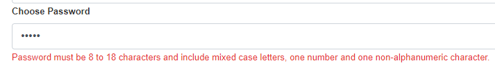 Ridiculous password security rules for insperity.brightmove.com where your password has to be less than 19 characters and can only contain 1 (and 1 only!) special character and number: #security #fail