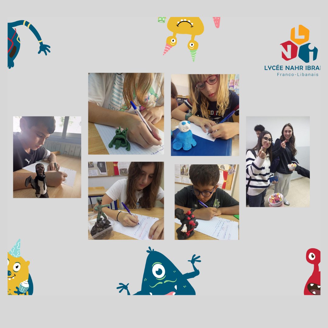 lycee_ni's tweet image. Les élèves de 6ème, ayant travaillé la mythologie grecque sous la thématique "Des Héros face aux Monstres", ont récemment réalisé un #projetinterdisciplinaire en collaboration avec leur enseignant d’Art Plastique.Ils ont créé des #figurines représentant leur #monstre préféré.