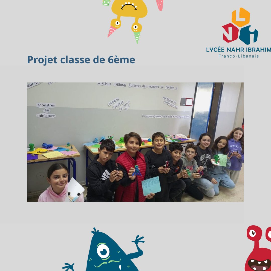 lycee_ni's tweet image. Les élèves de 6ème, ayant travaillé la mythologie grecque sous la thématique "Des Héros face aux Monstres", ont récemment réalisé un #projetinterdisciplinaire en collaboration avec leur enseignant d’Art Plastique.Ils ont créé des #figurines représentant leur #monstre préféré.