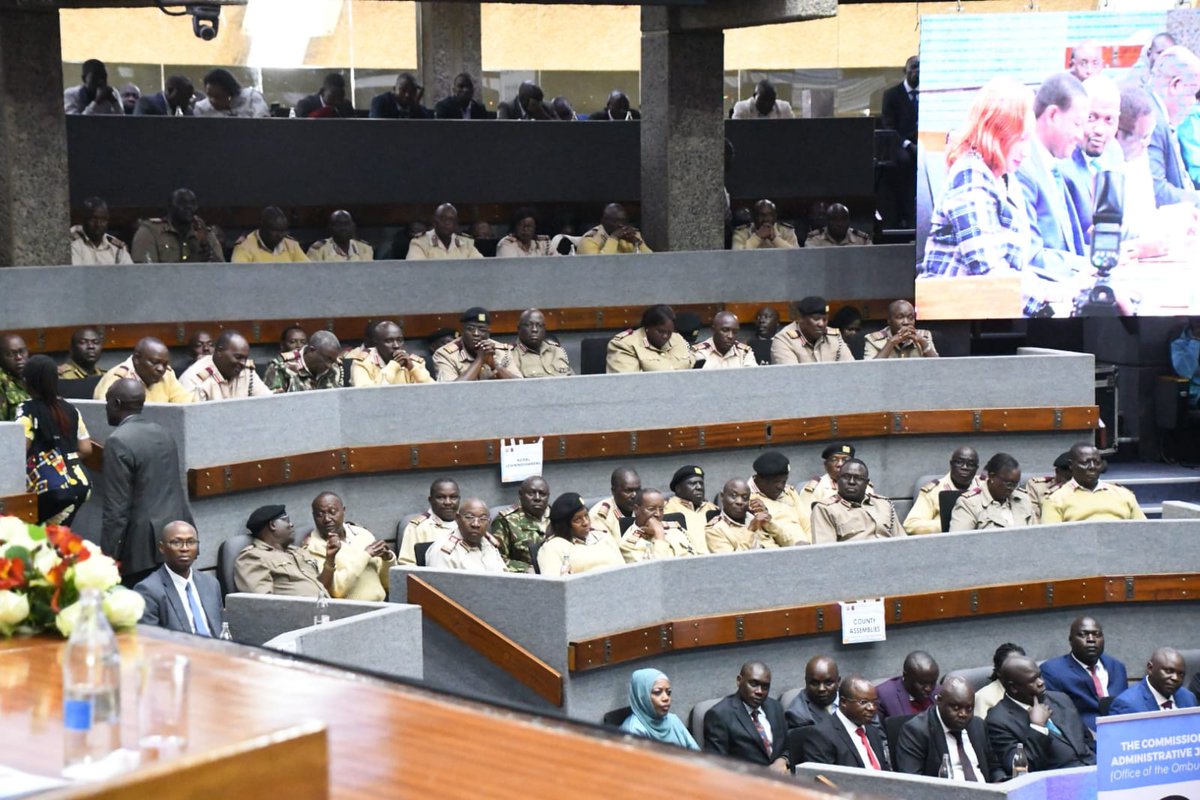 HonMoses_Kuria's tweet photo. This afternoon, I was honoured to represent H.E. President Dr. William Ruto during the 4th Edition of the Huduma Ombudsman Awards where we recognised the outstanding performance of public institutions and public service officers.

I deeply appreciate the Commission on Administrative Justice for organising this Awards Ceremony and for the role they play in ensuring that "hata anyone ana haki." I abhor injustice and it seems the way we are going as a society, that injustice has gained social acceptance. Thank you for giving a voice to the voiceless.  

1/4