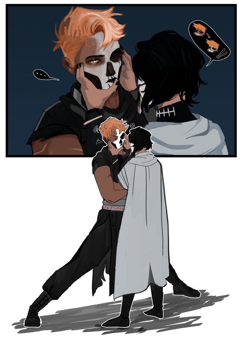 "Paint your face adequately"

[🙏 Do not repost without permission]

#gideontheninth #griddlehark