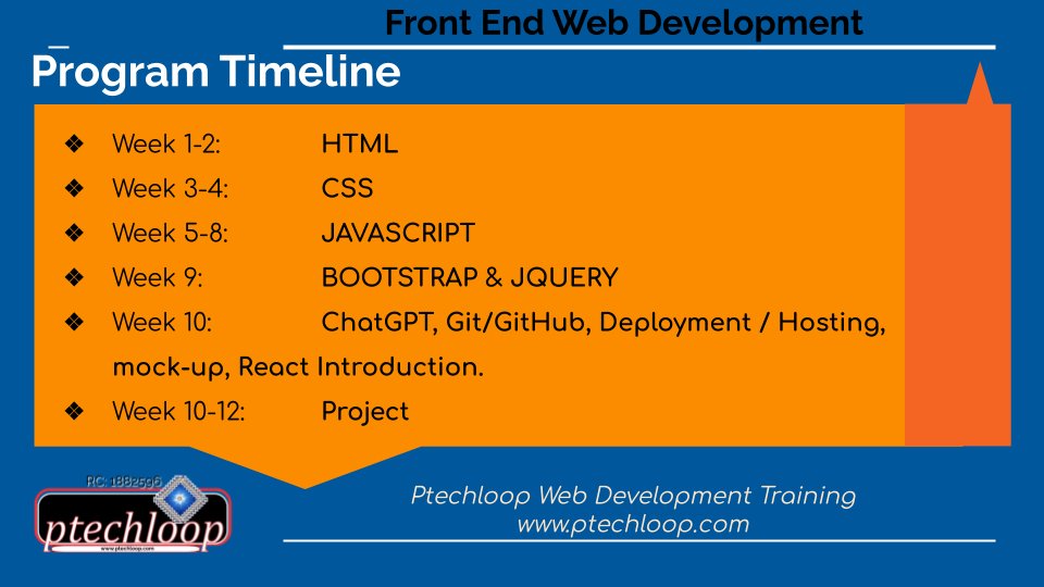 ptechloop's tweet image. Ready to dive into the world of web development? Join Ptechloop Academy for comprehensive training that sets you on the path to success.
Enroll today!
#WebDevTraining
#PtechloopAcademy
#Ptechloop
ptechloop.com