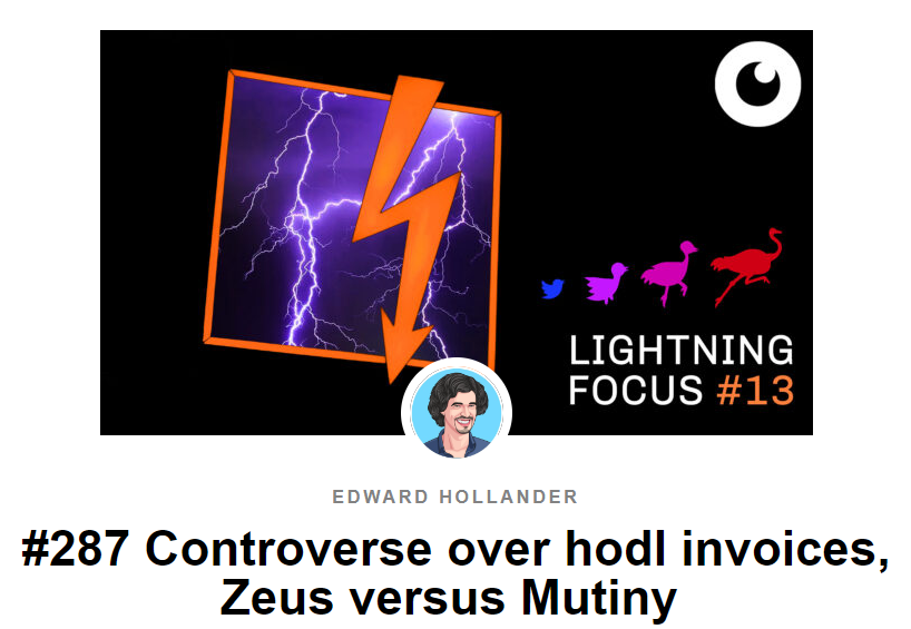 edazcona's tweet image. “I consider LN a done deal.” aldus de ontwikkelaar van de Small Bitcoin Wallet.

Voor @BitcoinFocusNL schreef ik een nieuwe #LightningFocus met o.a. een boeiende discussie tussen @ZeusLN en @MutinyWallet over #hodl invoices en hun impact op Lightning betalingen.

#Bitcoin