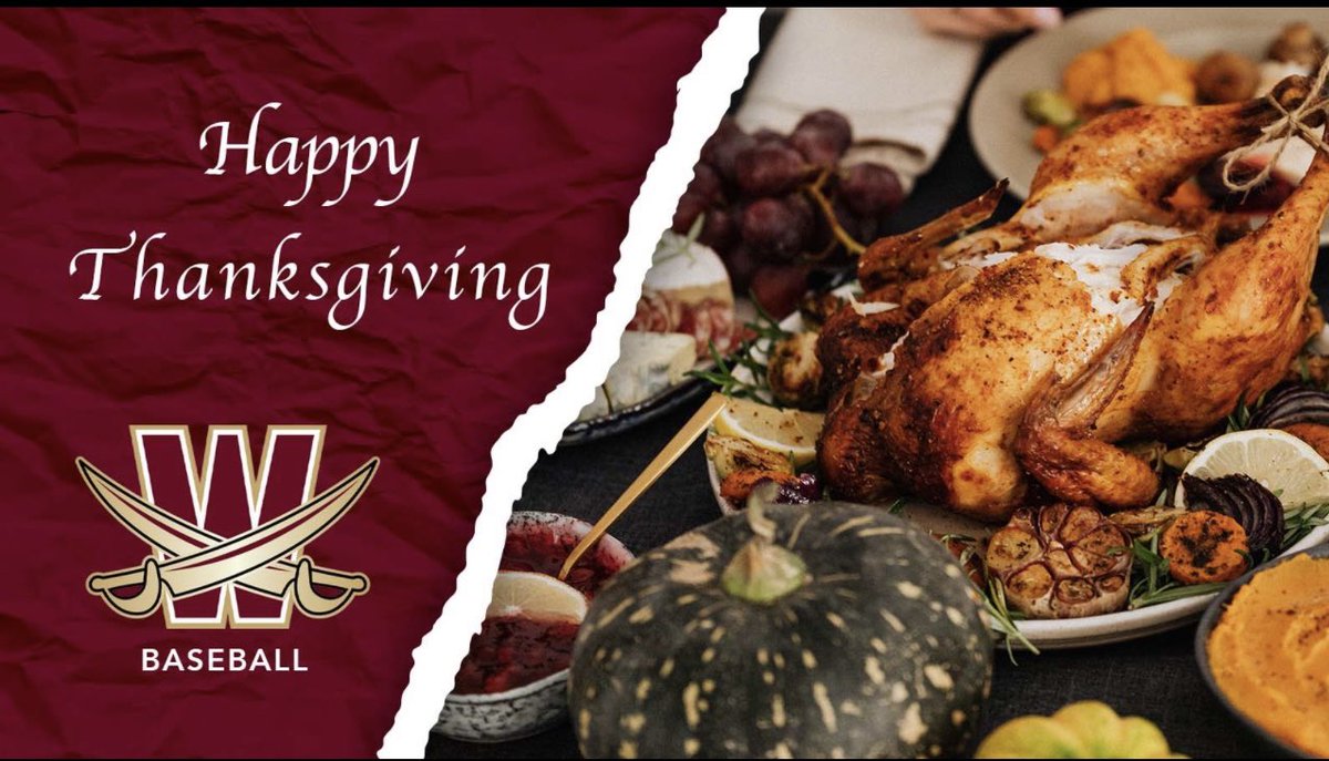 We would like to wish everyone a Happy Thanksgiving. Enjoy the day with family and friends. 
#SwordsUp⚔️