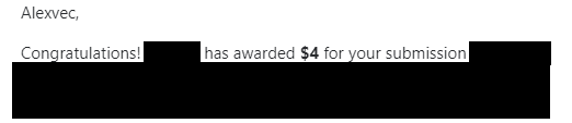 alex_vec's tweet photo. @gregxsunday @Rhynorater $4 bounties are very real 😂. This was from a collaboration though https://t.co/nWPL1Z1uD0